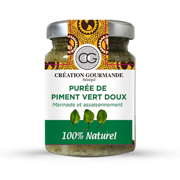 Purée de piment vert 100G